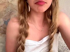 Stepdad leaves me horny outside the house, waiting in the front yard