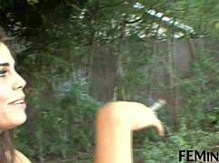 co-ed dives into step sister's pussy with fingers and toys