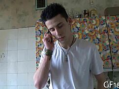 Can this perverted spectacled guy keep holding her hand tight?