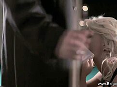 Beautiful German Milf as Milk Maiden Delivers Intense Blowjob and Handjob.