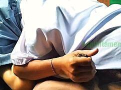 watch the indo siswi learning to suck cock?