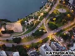 Brazilian milf masturbates seductively in rio motel room