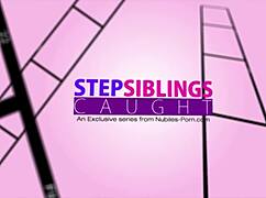 angel catches pervy stepbro peeping, gets railed by his big dick!