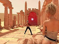 Blonde Blowjob With Shaved Pussy