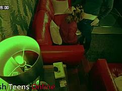 Student spies on teacher bent over getting fucked.