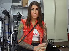 tattooed slut, want to gag on my monster cock before doggystyle?