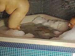 Vivi Guedez Licks and Plays Rough at Motel!