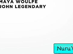 sexy brunette teen 18+ masseuse give nice tog to her black client and also a wet happy ending - maya woulfe john legendary