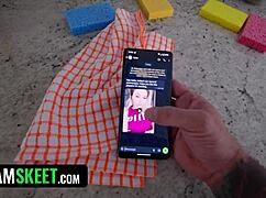 Foursome With Cute Bubble Butt Sluts Riding Cock