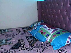 I pleasure myself with a dildo alone at home