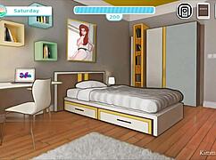 Hey, stepbrother catches stepsis masturbating in bedroom 😏 she deepthroats his huge cock and lets him fuck her hard - kimmytoons