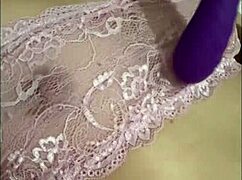 Latina Masturbates with Dildo in New Lingerie