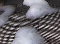 Detailed video of Aquarius19x sex dolls being fucked in lingerie with toys, made in Holland