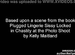 Cruel Natalia Forrest orders you to jerk off, humiliating latex sissy maid