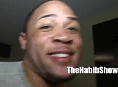 Ebony Queen Nina Rotti's Striptease Leads To Monster Cock Fuckfest