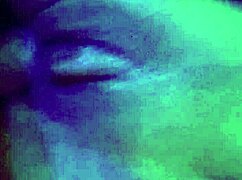 I stretch that light ebony girl's pussy in missionary, she's so wet