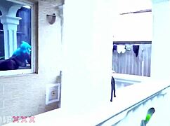 Ebony BBW Tasting New Dick Outdoors