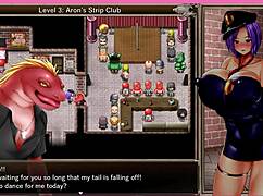 karryn does a private strip show in the prison club