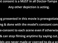 Alexandria Riley, the freshman, moans during her mandatory hitachi orgasm from the doctor in Tampa.