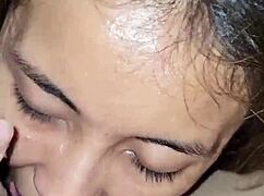 i cum in her mouth during an intense oral session, shooting my cumshot deep inside