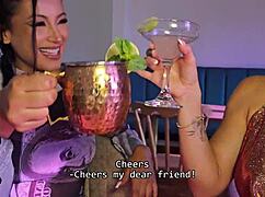 uber driver with huge cock roughly fucks two sexy colombian sluts mariana martix and silvana lee