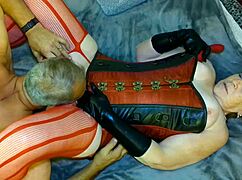 Steampunk grannies getting wild with fingering and cunni! These mature BBW cougars hit orgasm hard. 😜