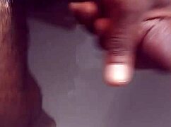 I bathe and masturbate in the shower with big black cock