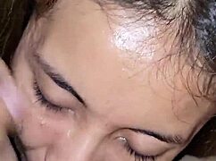 i cum in her mouth during an intense oral session, shooting my cumshot deep inside