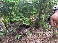 Ebony pornstar caught fucking!