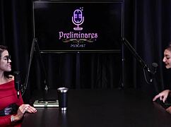 She stripped after the guest mentioned routine content on social media, showing off outdoors in lingerie