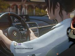 Black bikini milf adventures in public game