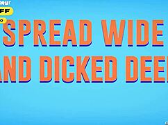 I spread wide and get dicked deep by Luna Star