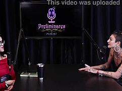 She stripped after the guest mentioned routine content on social media, showing off outdoors in lingerie