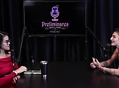 She stripped after the guest mentioned routine content on social media, showing off outdoors in lingerie