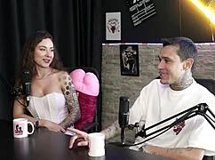 Brazilian Beauty in Sheer Red Lingerie Compilation