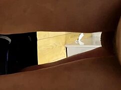 husband and wife have sex with blowjob in kitchen