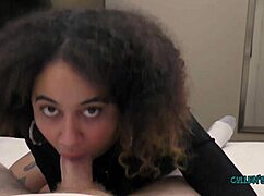 kingsley's showstopper blowjob with big tits and teasing 😘