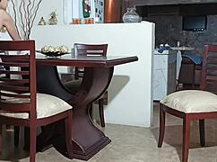 He cums inside my wet pussy during a risky moment. I hope no pregnancy comes from this forbidden act.