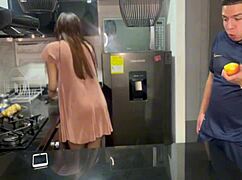 I Fuck The Maid In The Kitchen!