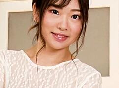 Japanese top model undergoes horny casting interview with natural tits exposed