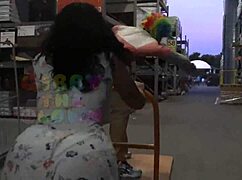 Queen Rogue and Gibby the Clown in Home Depot Sextape Full Video