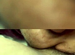 Indian BBW gets wet pussy licked in close-up