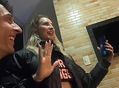 Married Woman Sucks In Front Of Cuckold, Then Rides Dick Hard