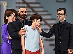 Summertime saga 57 with big tits teen 18+ ass cartoon milf handjob big cock