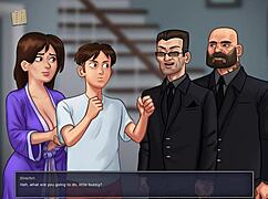 Summertime saga 57 with big tits teen 18+ ass cartoon milf handjob big cock