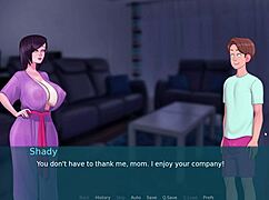 teacher mommy fucks fat bbw classmate in parody game