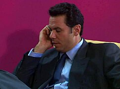 sarah blake gets bent over for doggystyle and covered in cum.