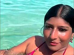 An ebony woman passionately moans as she enjoys a stranger's big cock in a wild encounter