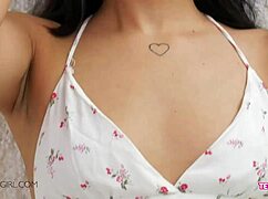 Petite teen 18+ shows perfect body