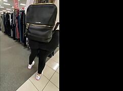 Flashing My Ass In Public Store Turns Me On And Had To Masturbate In Store Restroom